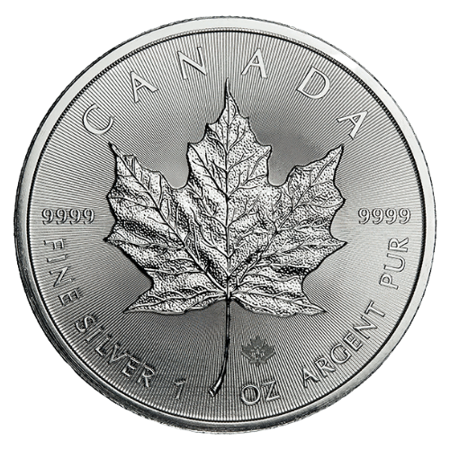 1 oz Canadian Palladium Maple Leaf random year coin