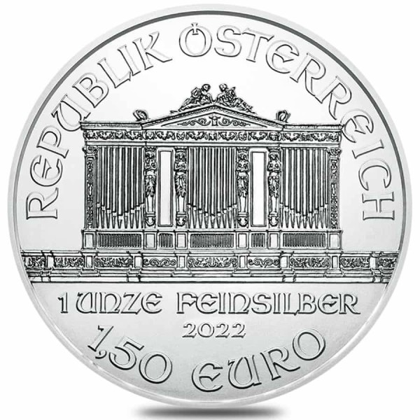 austrian silver philharmonic coin bu