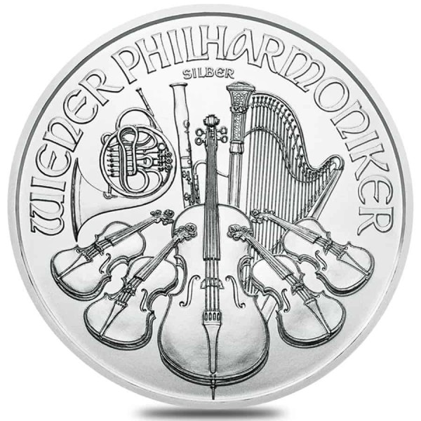 austrian silver philharmonic coin bu