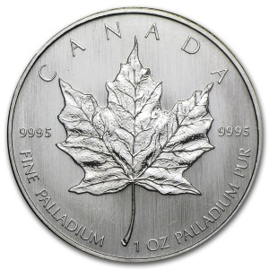 Canada 1 oz Palladium Maple Leaf coin